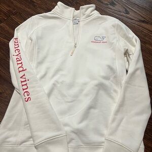 Vineyard Vines Cream Varsity Jacket